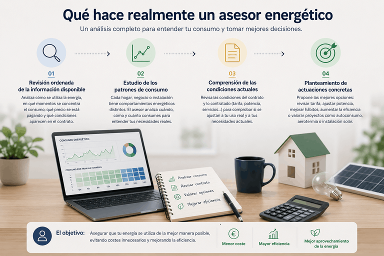 qué hace un asesor energético